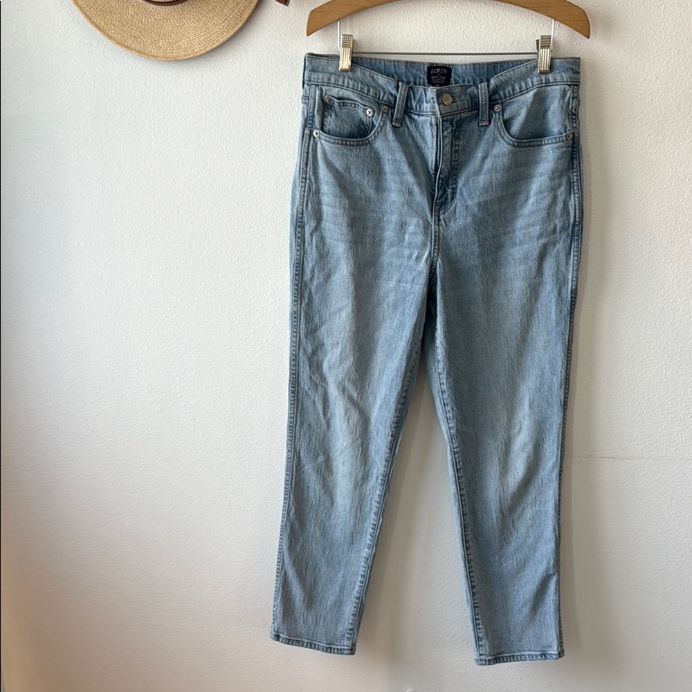 J. Crew Factory Blue Straight Leg Jeans